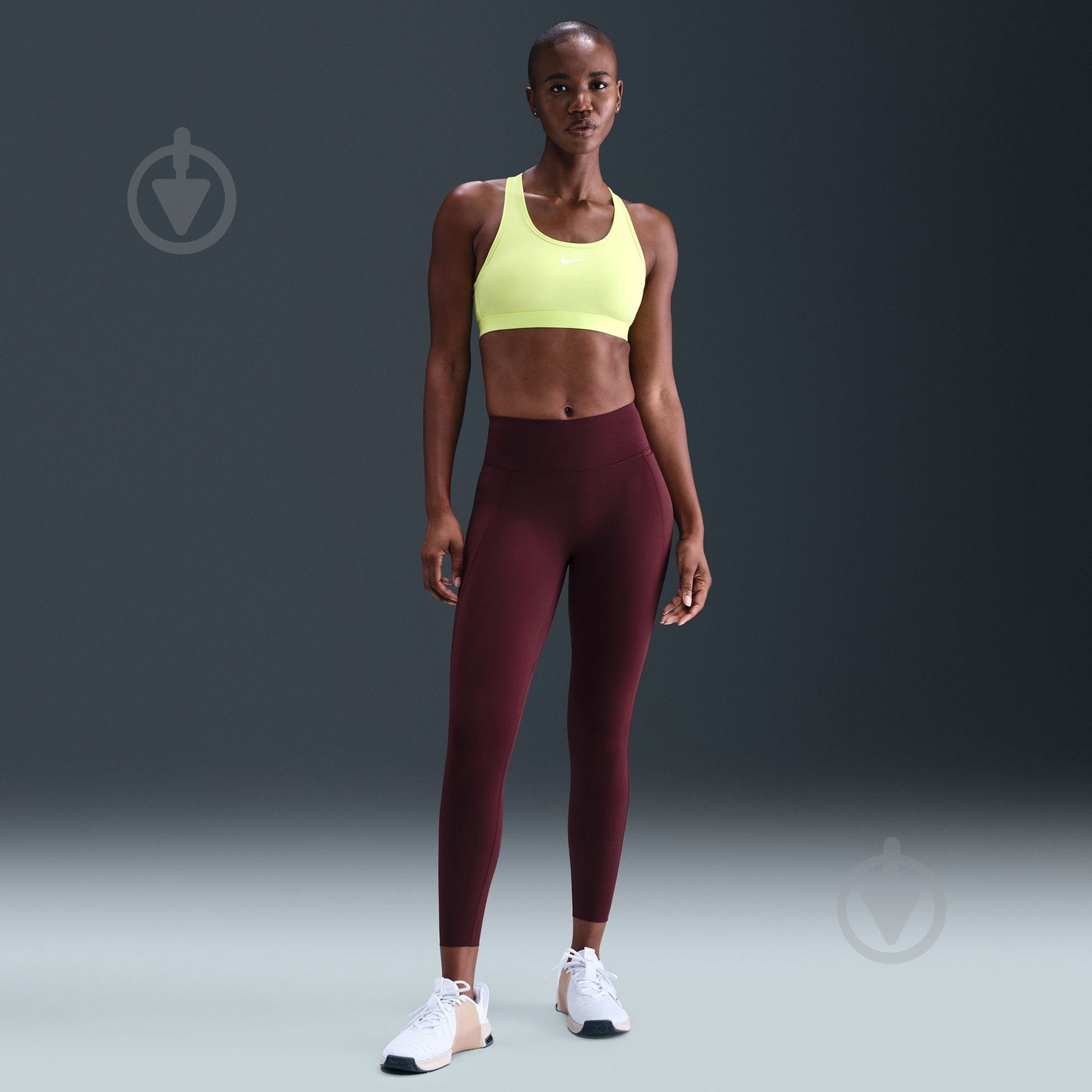 Бра Nike DX6821-736 р.M зеленый - фото 2