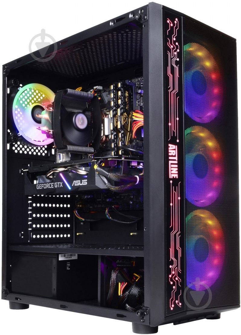 Компьютер персональный Artline Gaming X38 (X38v21) black - фото 5