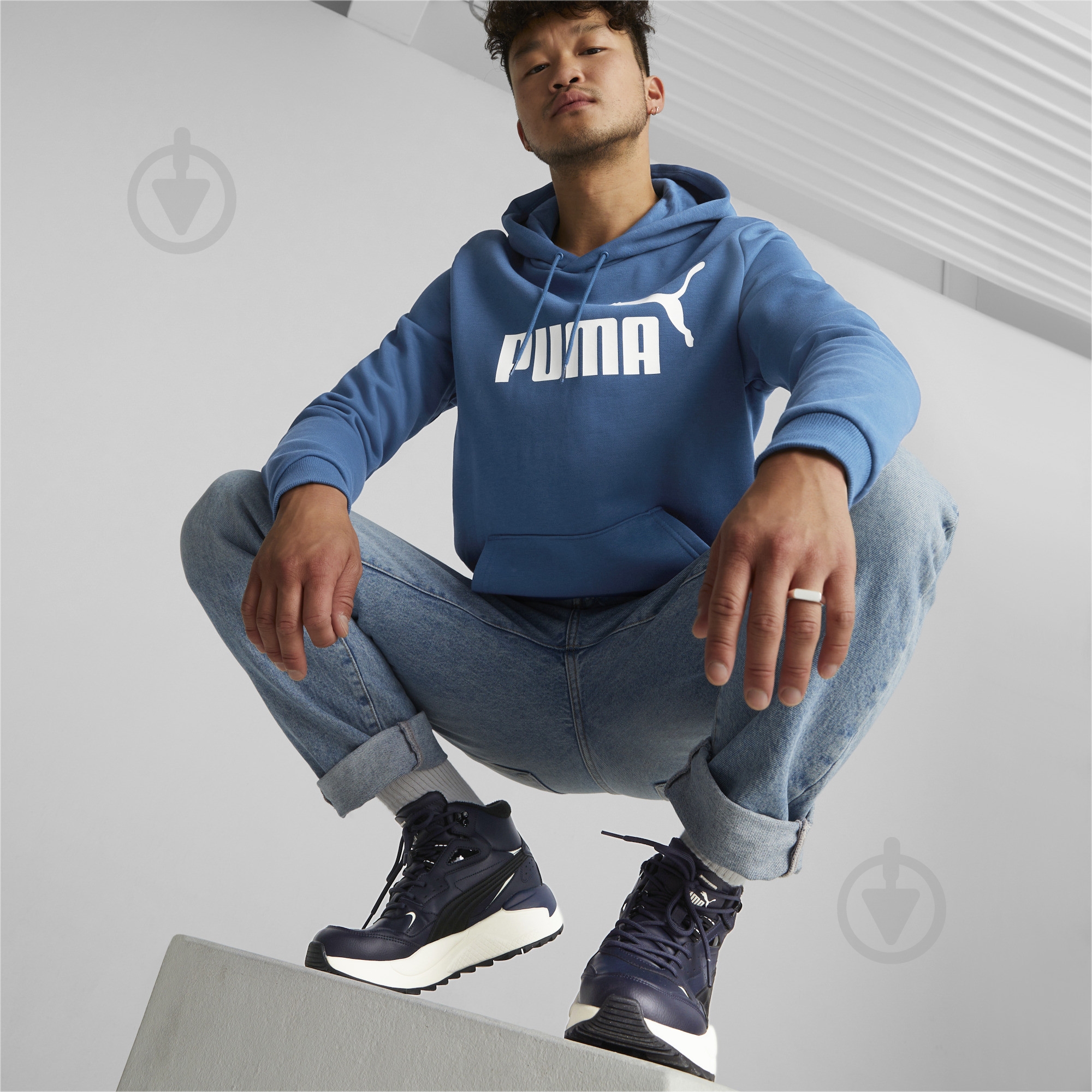 Ботинки Puma X-RAY SPEED MID WTR L 38857403 р.44,5 синий - фото 8