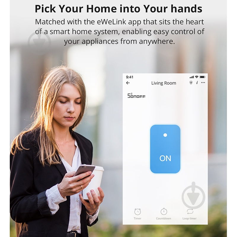 Умный выключатель Wi-Fi Sonoff T2EU3C-TX белый - фото 6 Умный выключатель Wi-Fi Sonoff T2EU3C-TX белый - фото 6