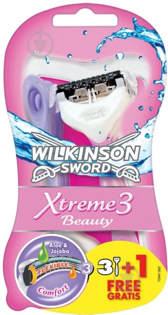 Станки одноразовые WILKINSON SWORD Xtreme3 Beauty 4 шт. - фото 1