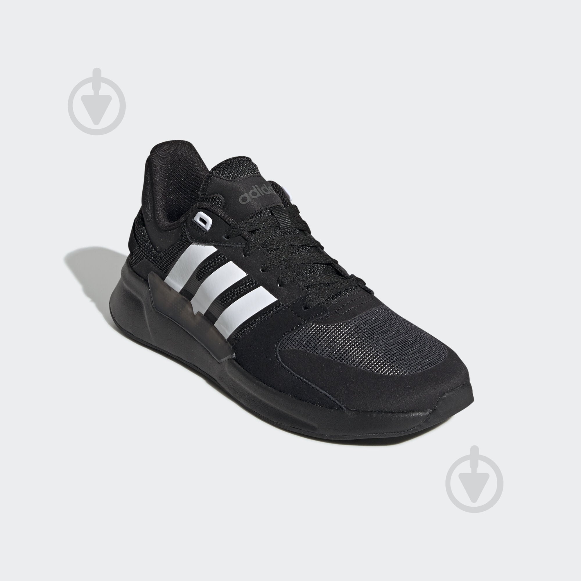 Кросівки чоловічі демісезонні Adidas RUN90S EG8657 р.42 2/3 чорні - фото 4