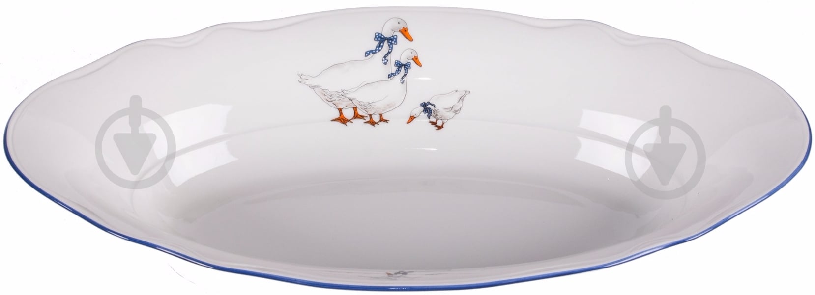 Блюдо Leander для хліба Гуси 33 см - фото 1