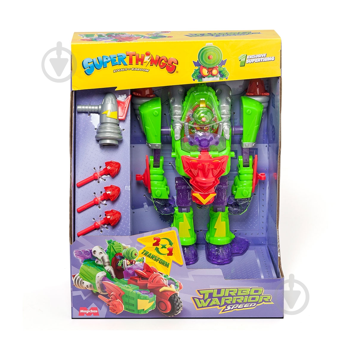 Игровой набор SuperThings Супербот Трансформер Скорость PSTSP116IN100 - фото 1