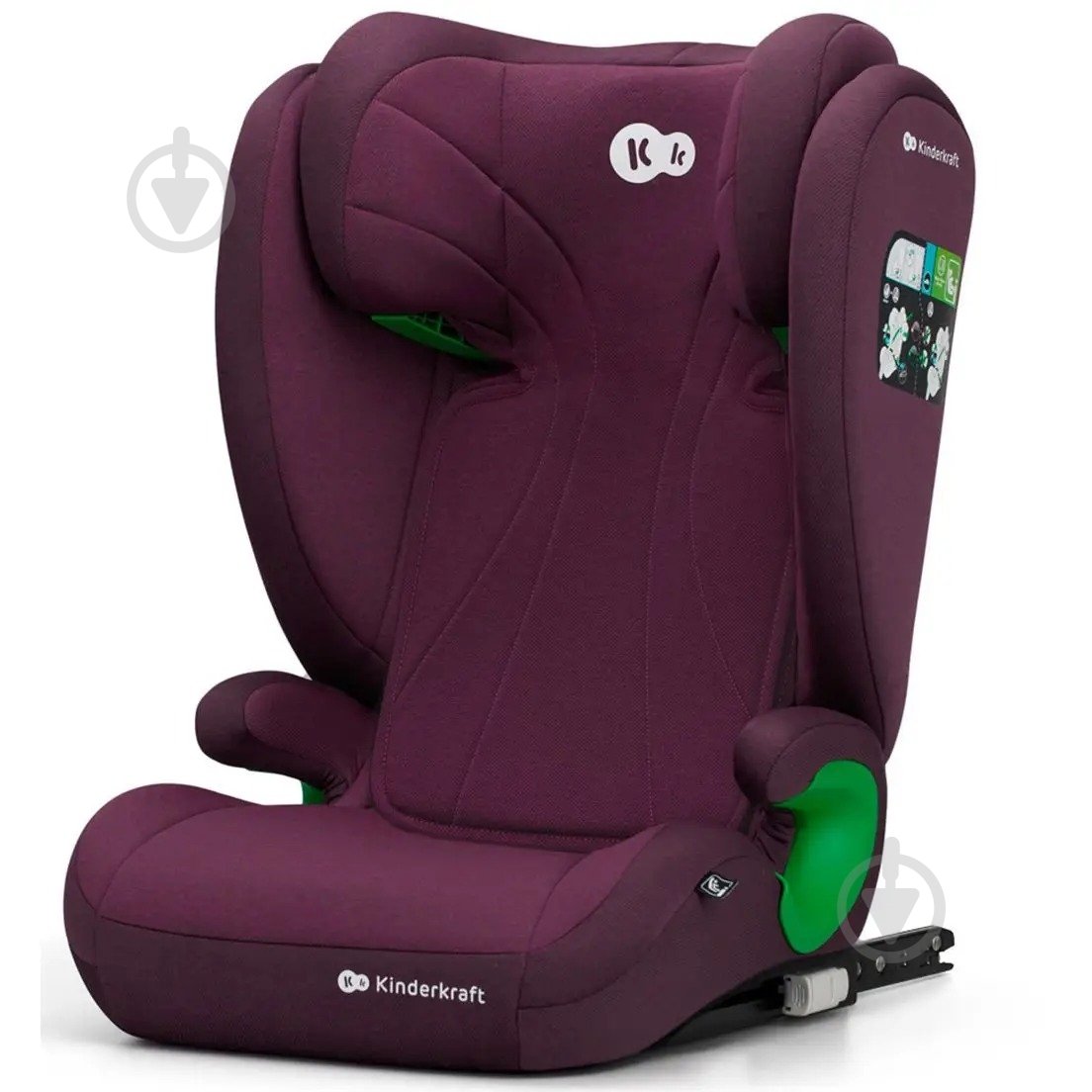 Автокрісло-бустер Kinderkraft Junior Fix 2 i-Size вишневий KCJUFI20RED0000 - фото 1