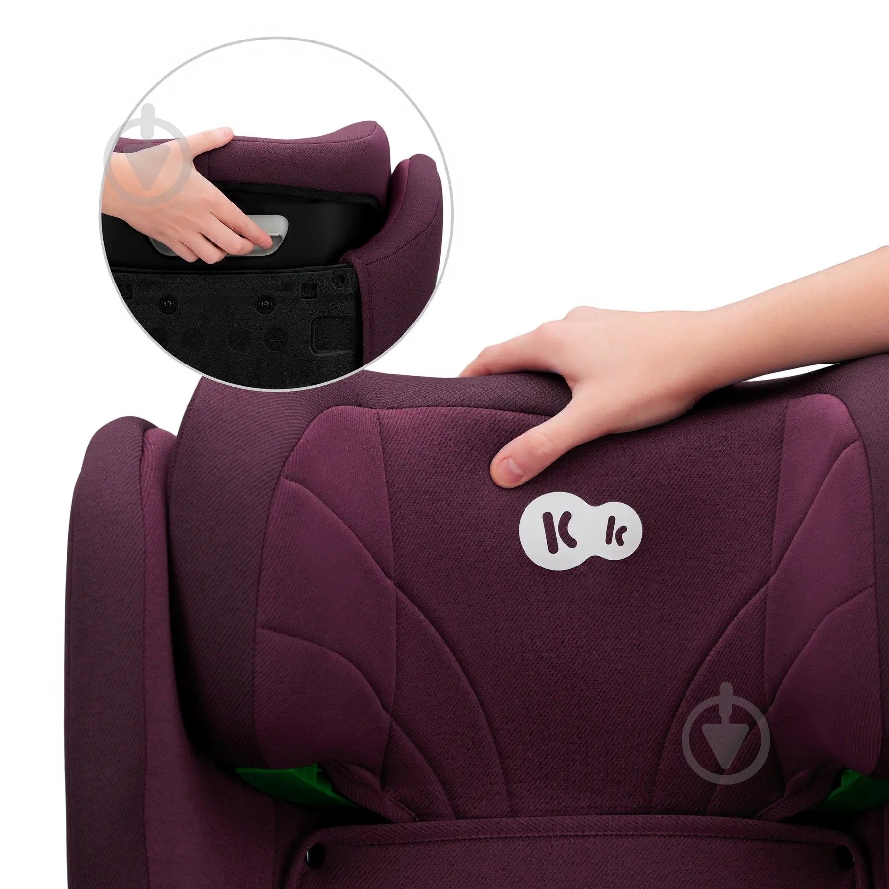 Автокрісло-бустер Kinderkraft Junior Fix 2 i-Size вишневий KCJUFI20RED0000 - фото 8