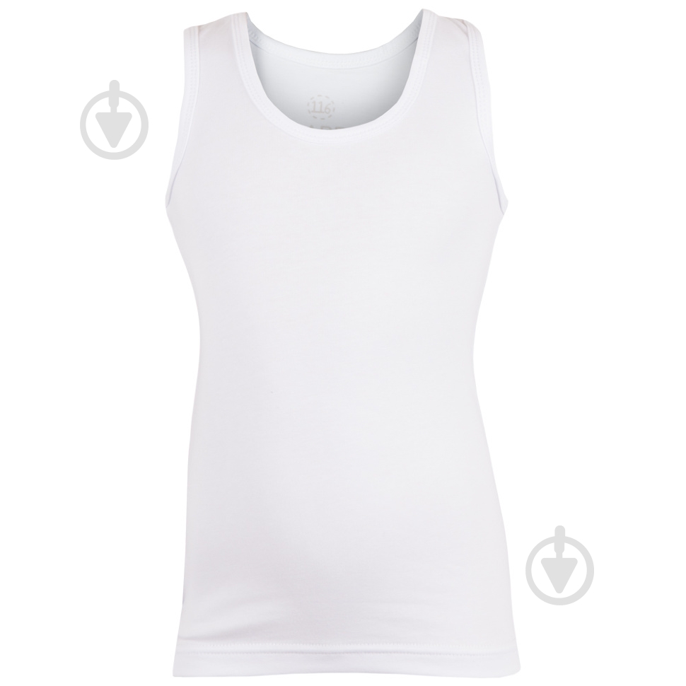 Майка детская для мальчиковдля девочекдетские GABBI р.152 белый 10041 - фото 1 Майка детская для мальчиковдля девочекдетские GABBI р.152 белый 10041 - фото 1