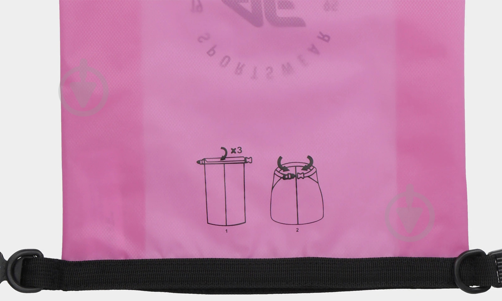 Гермомішок 4F D4L21-TPL203-54N 5 л рожевий із чорним - фото 5