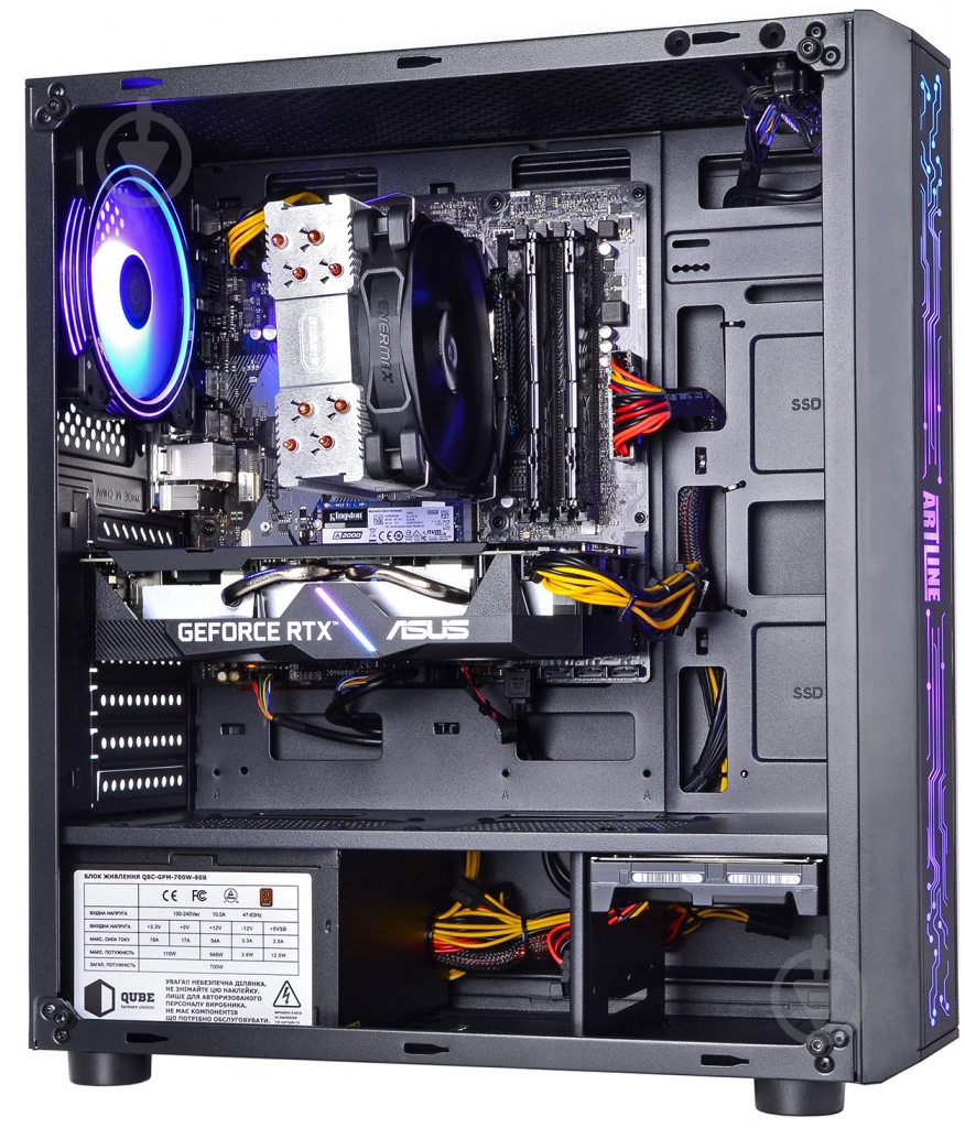Компьютер Artline Gaming X56 (X56v20) black - фото 7
