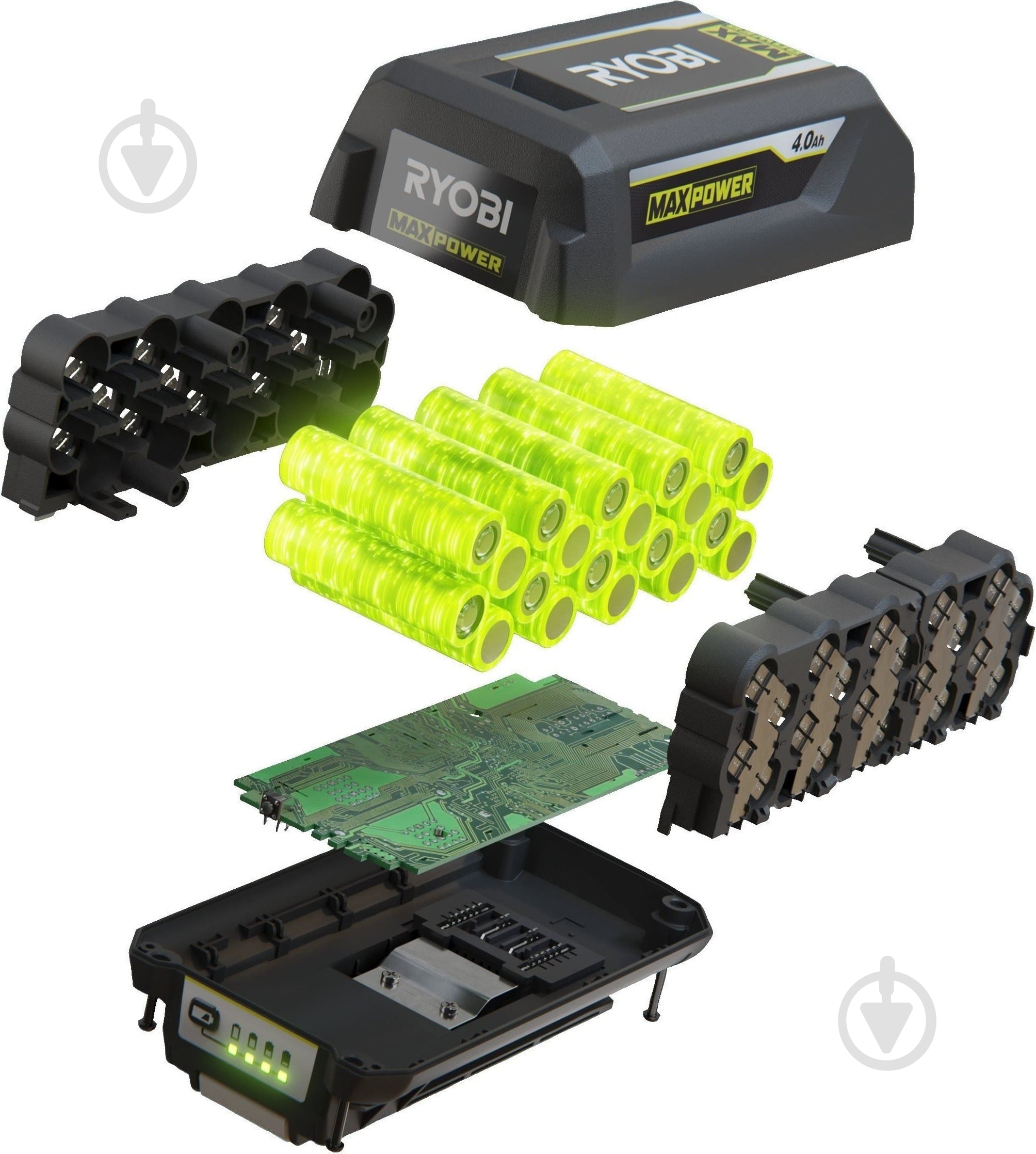 Аккумулятор RYOBI 36,0V 4Ah Max Power RY36B40B 5133005549UNP - фото 3