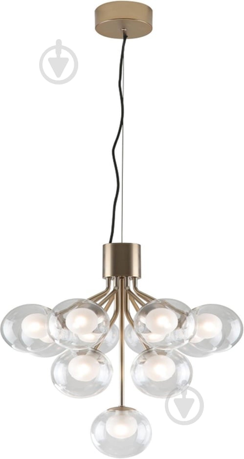 Люстра стельова Sensio Madeira 11x5 Вт G9 матова латунь/білий HU-C-074620-8+2+1 - фото 1