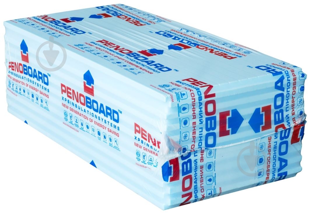 Экструзионный пенополистирол PENOBOARD 1250x600x100 мм - фото 1 Экструзионный пенополистирол PENOBOARD 1250x600x100 мм - фото 1