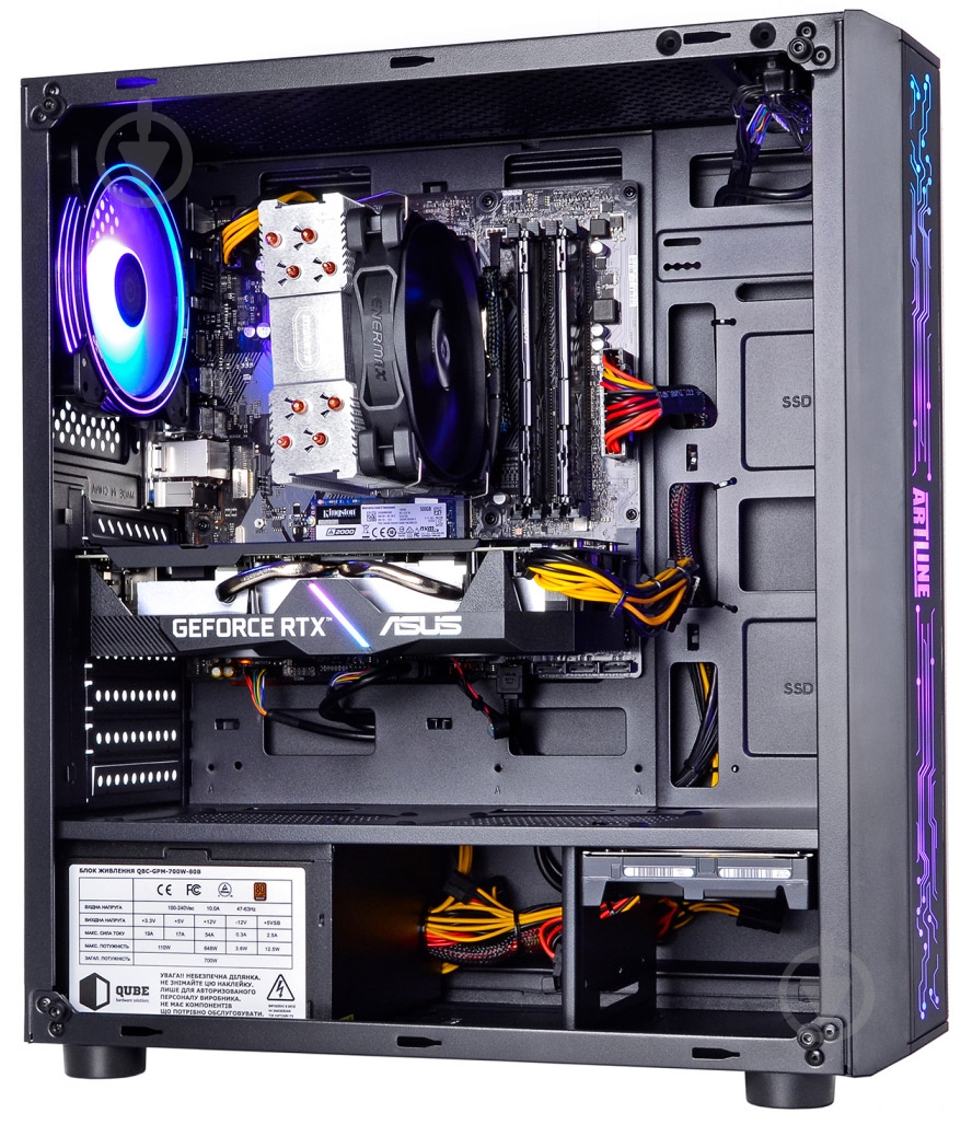 Компьютер Artline Gaming X56 (X56v22) black - фото 8 Компьютер Artline Gaming X56 (X56v22) black - фото 8