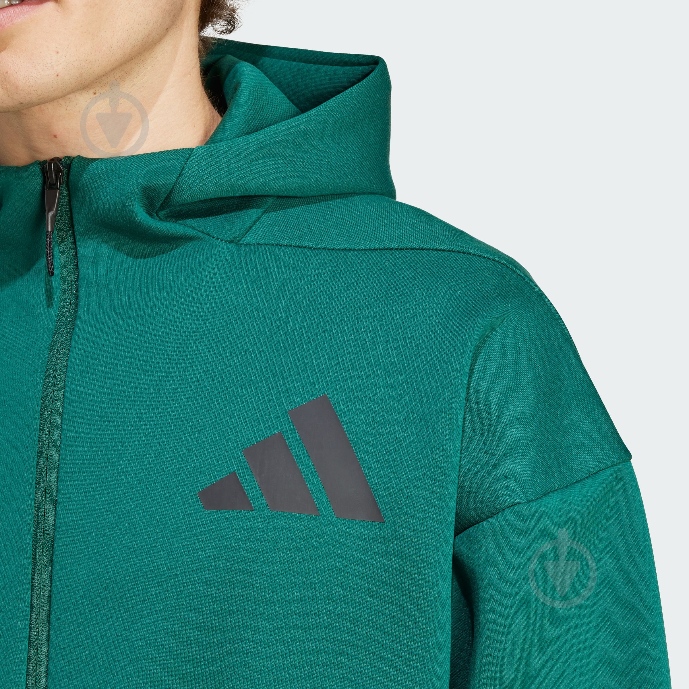 Джемпер Adidas M Z.N.E. FZ JF6539 р.2XL зелений - фото 4