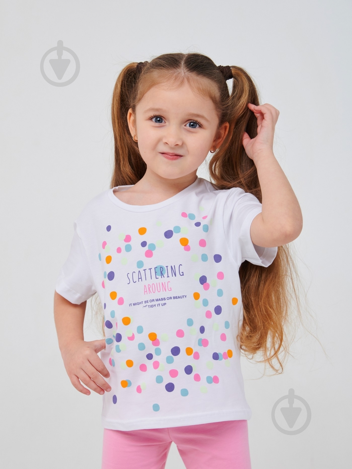 Блуза Smil для дівчинки 110680 р.110 білий - фото 1