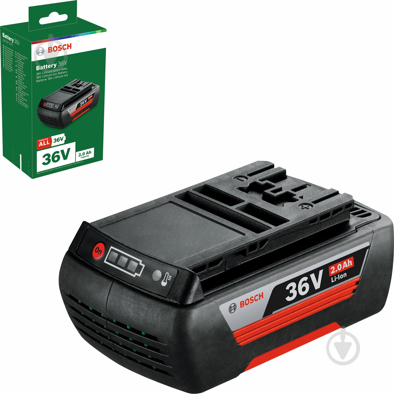 Аккумулятор Bosch GBA 36V 2.0Ah F016800474 - фото 2
