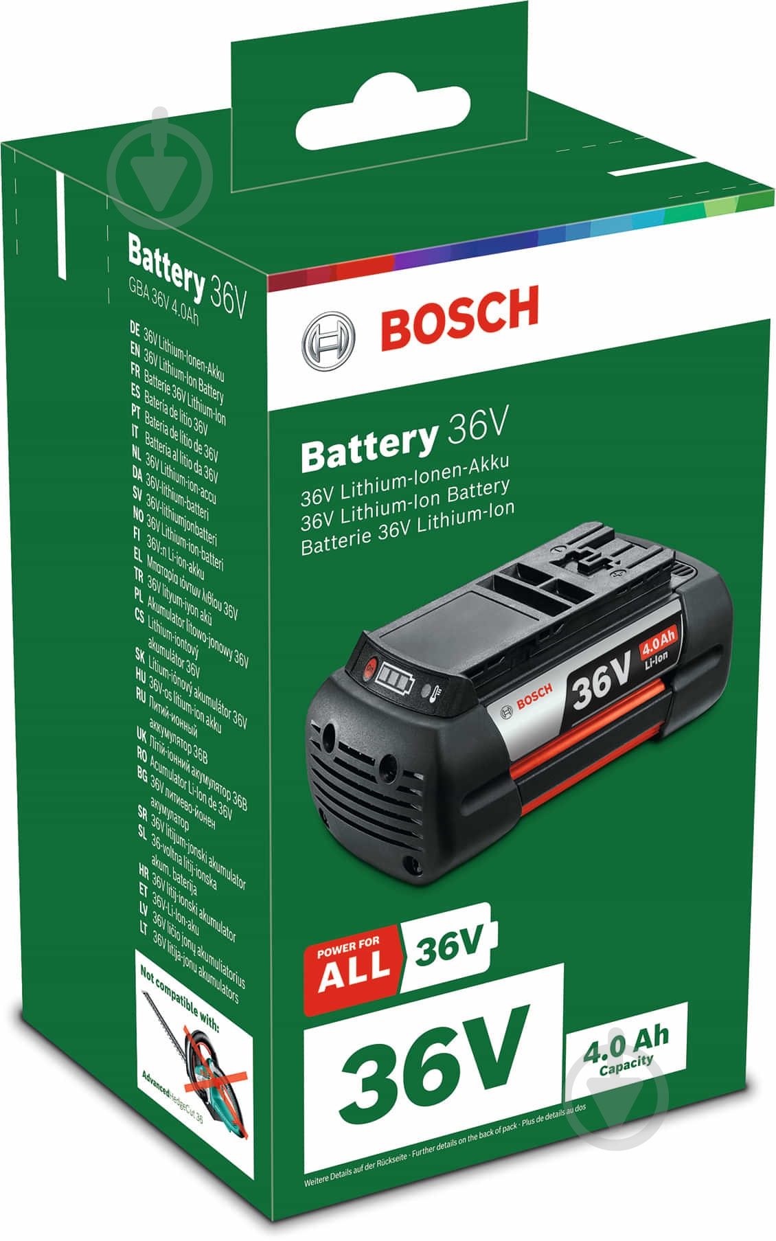 Акумулятор Bosch GBA 36V 4.0Ah F016800346 - фото 3