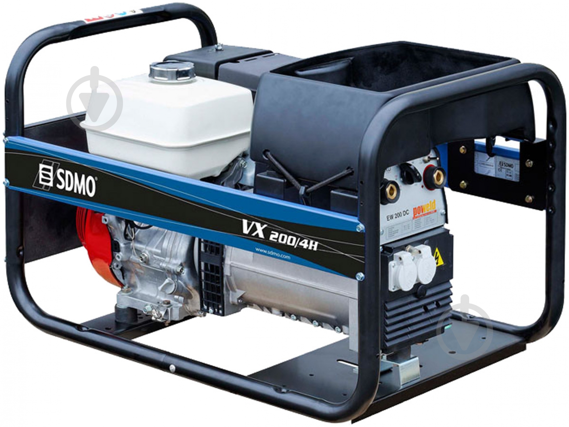 Генератор бензиновый SDMO 4 кВт / 5 кВт 220 В VX 200/4 H - фото 1