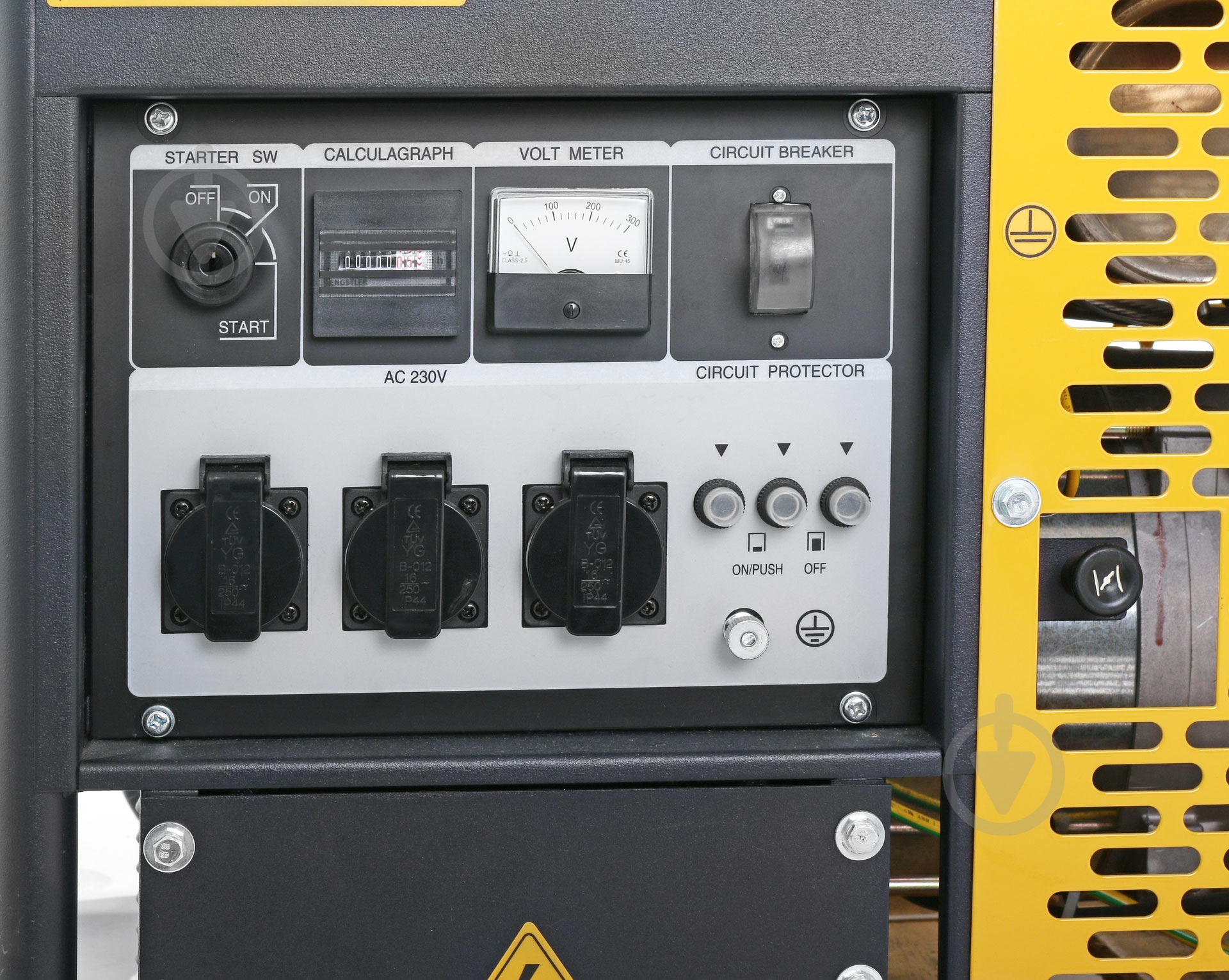 Генератор бензиновый Kipor 8,5 кВт / 8,5 кВт 230 В KGE 12 E - фото 5