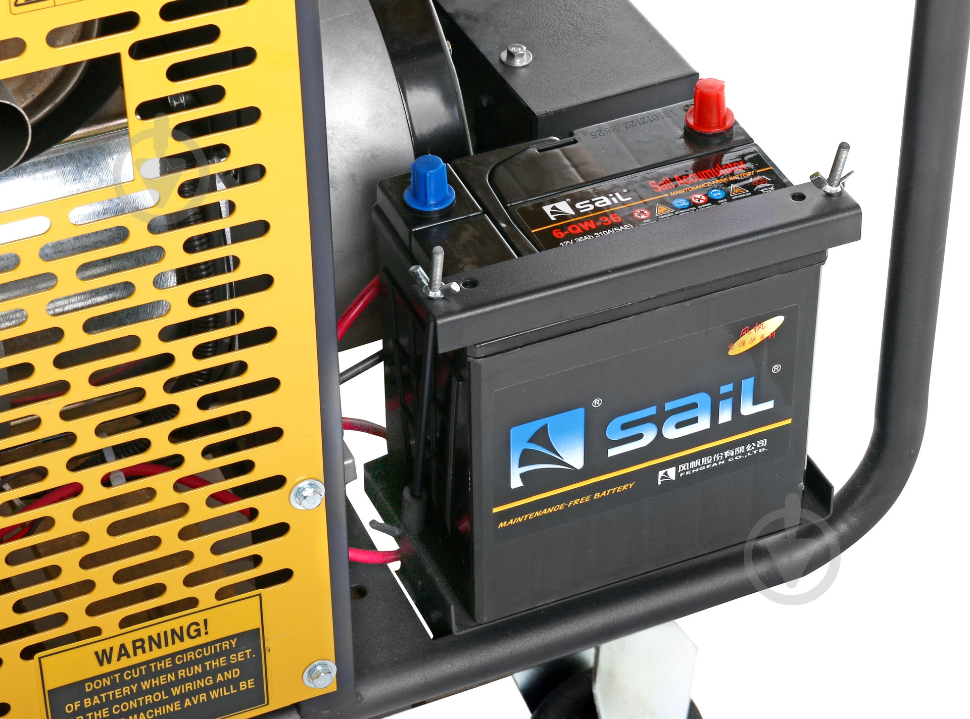 Генератор бензиновый Kipor 8,5 кВт / 8,5 кВт 230 В KGE 12 E - фото 6