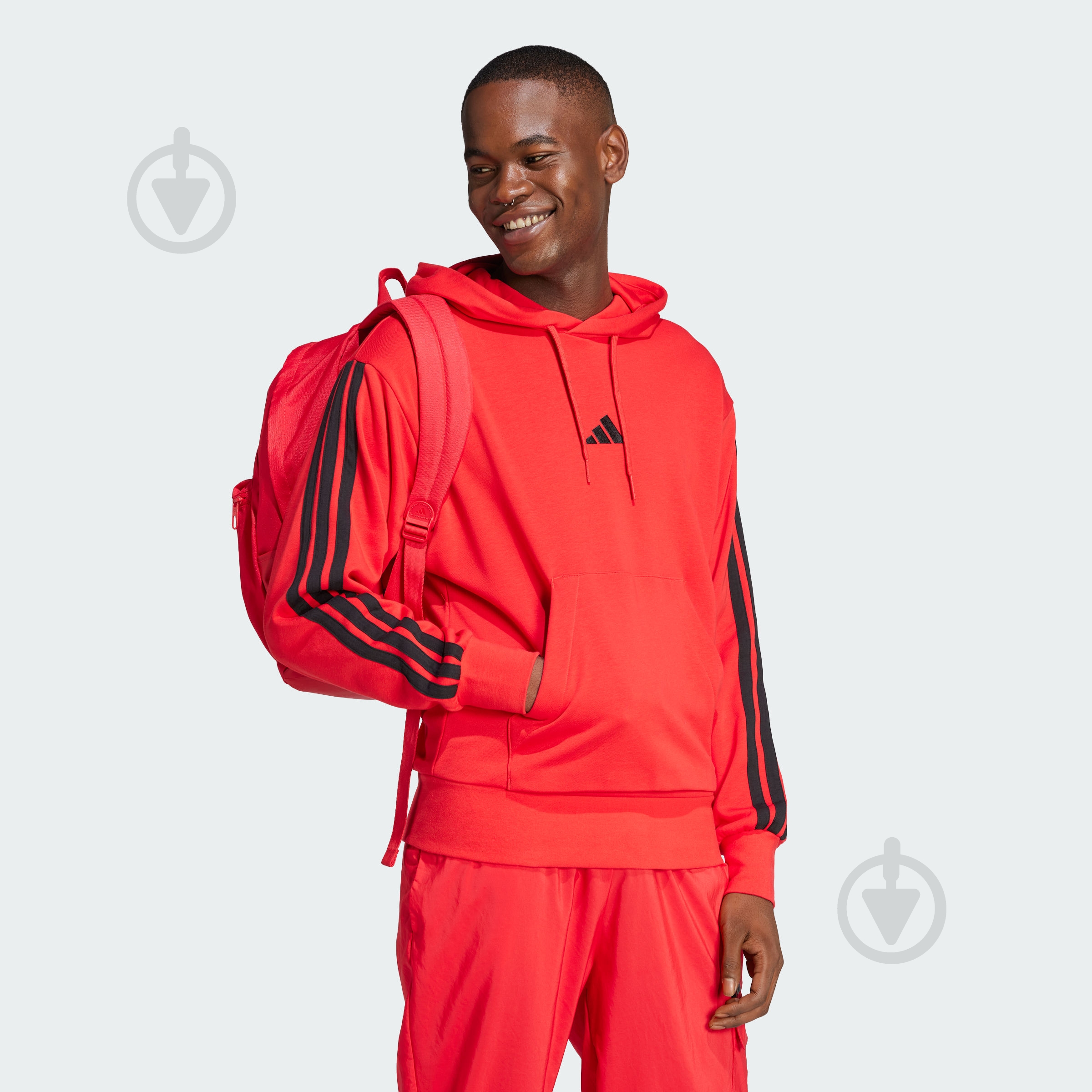 Джемпер Adidas M 3S FT HD JD1873 р.2XL красный - фото 5 Джемпер Adidas M 3S FT HD JD1873 р.2XL красный - фото 5