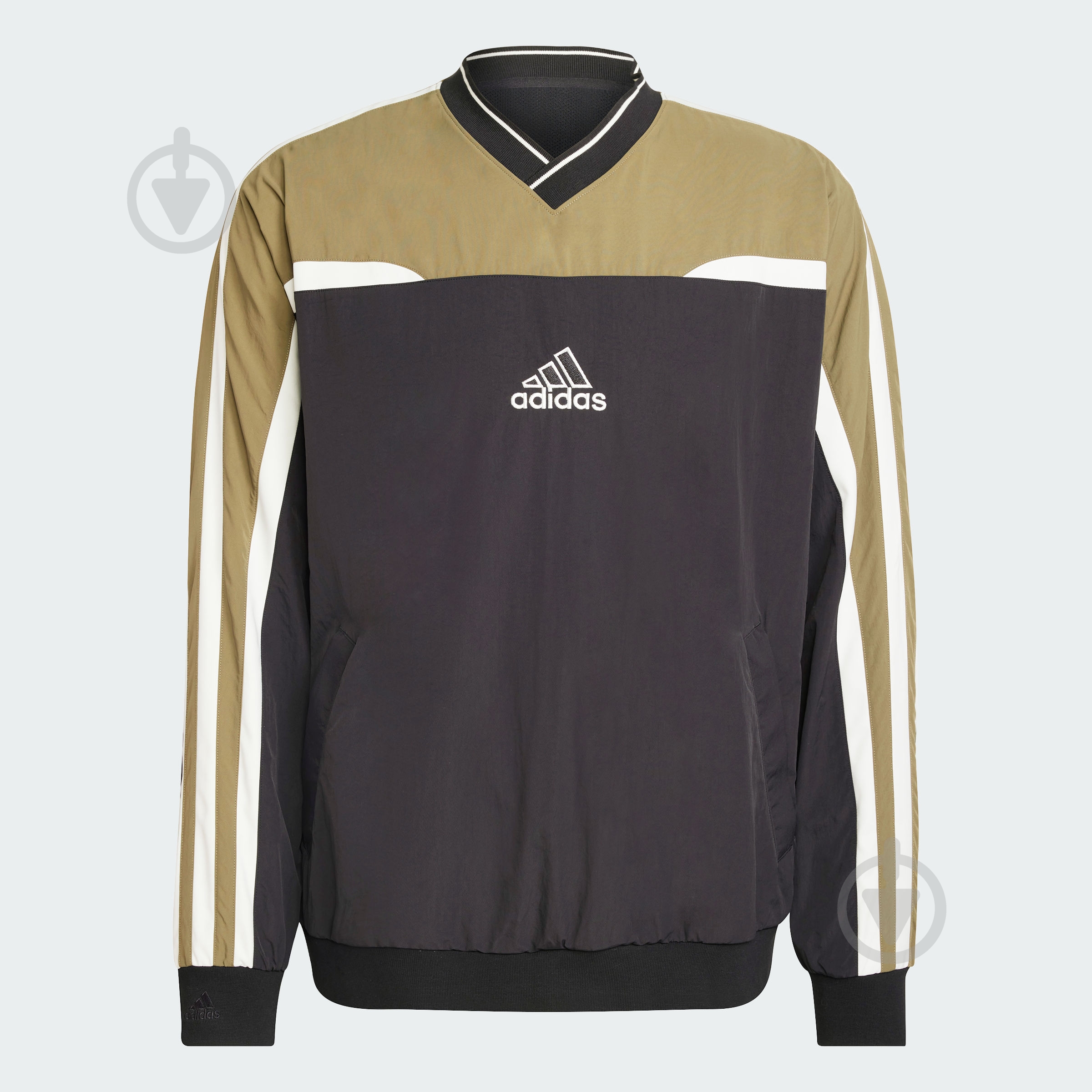 Свитшот Adidas CUTLINE PULLOV JD5395 р.2XL хаки - фото 6