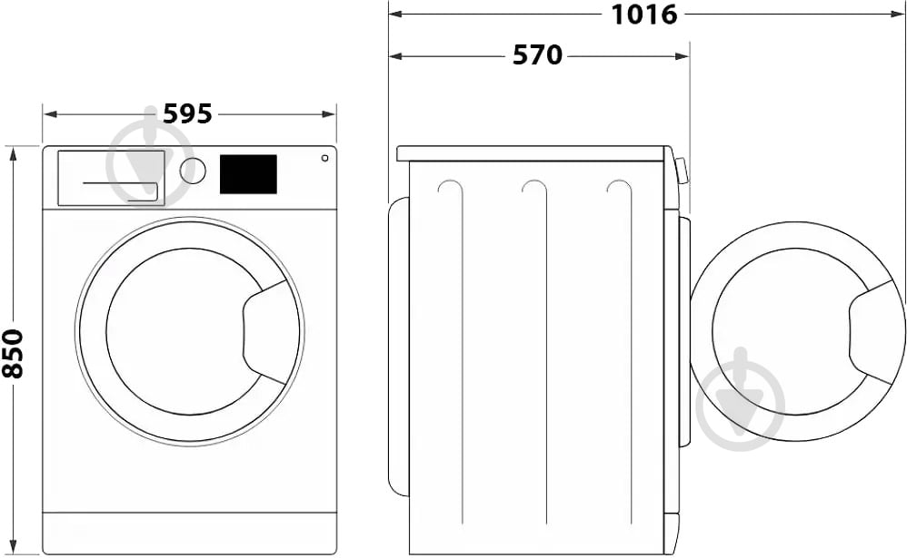 Пральна машина із сушкою Whirlpool FFWD8649BVUA - фото 5