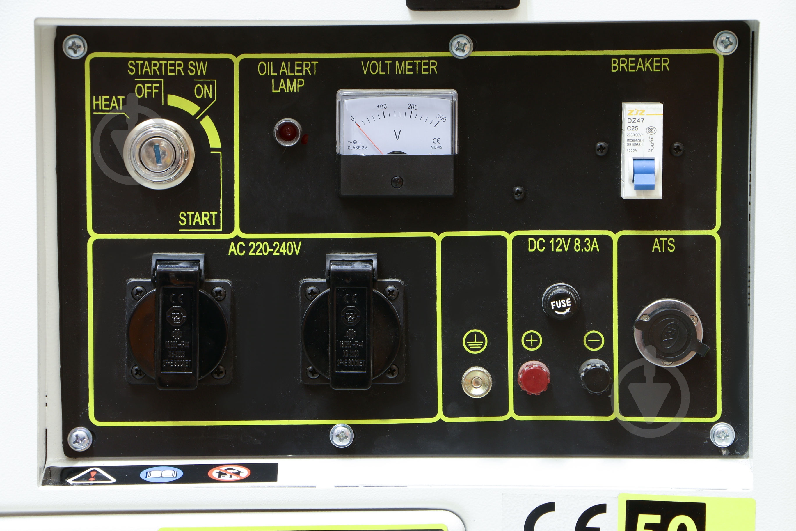 Генератор дизельный NIK 4,5 кВт / 5 кВт 220 В DG 5000AT - фото 5