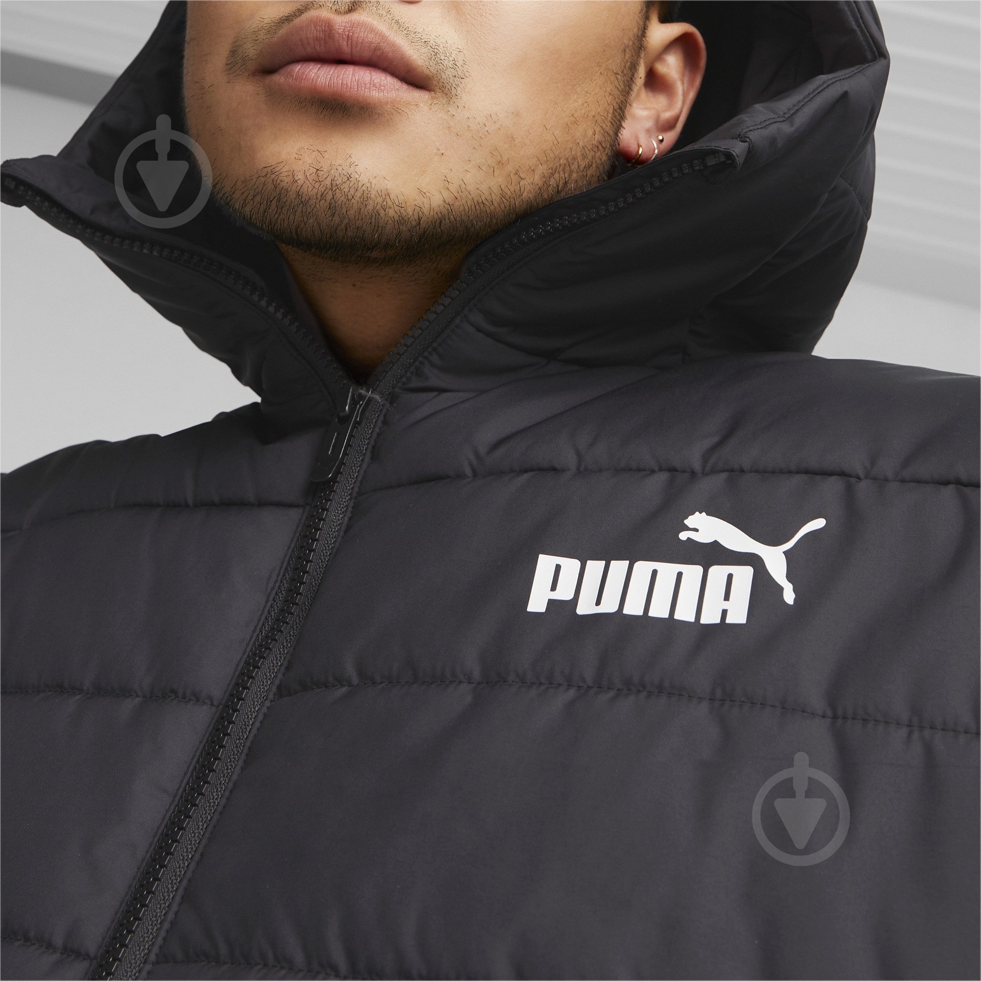 Пуховик Puma ESS HOODED PADDED JACKET 84893801 р.S черный - фото 4