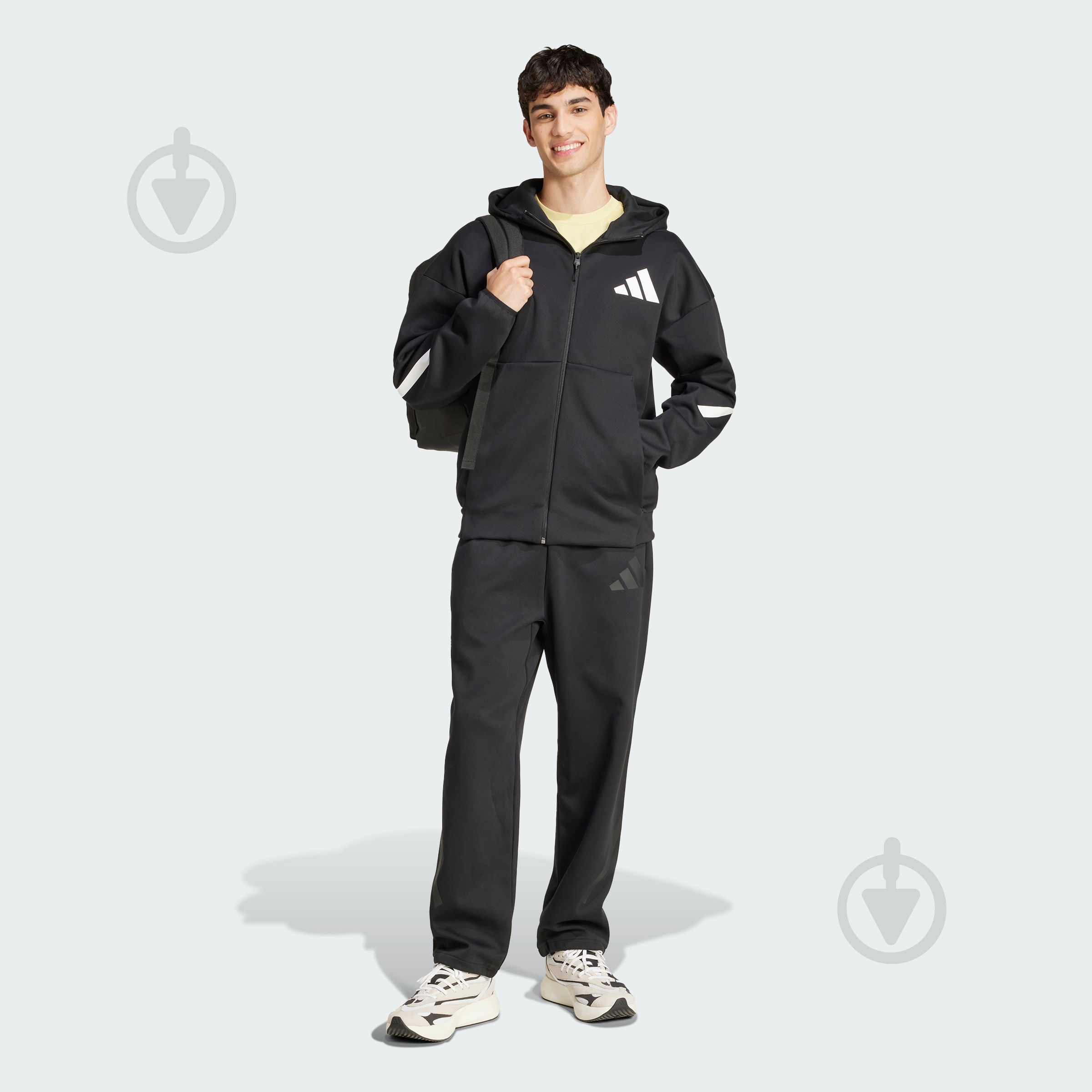 Джемпер Adidas M Z.N.E. FZ JD5984 р.2XL чорний - фото 7