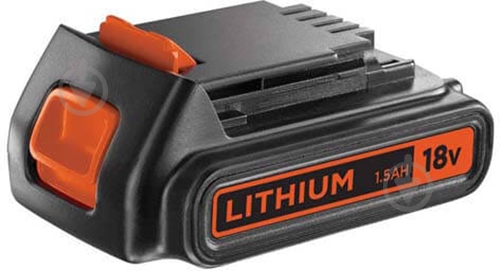 Батарея аккумуляторная Black+Decker 18V 1.5Ah BL1518 - фото 1