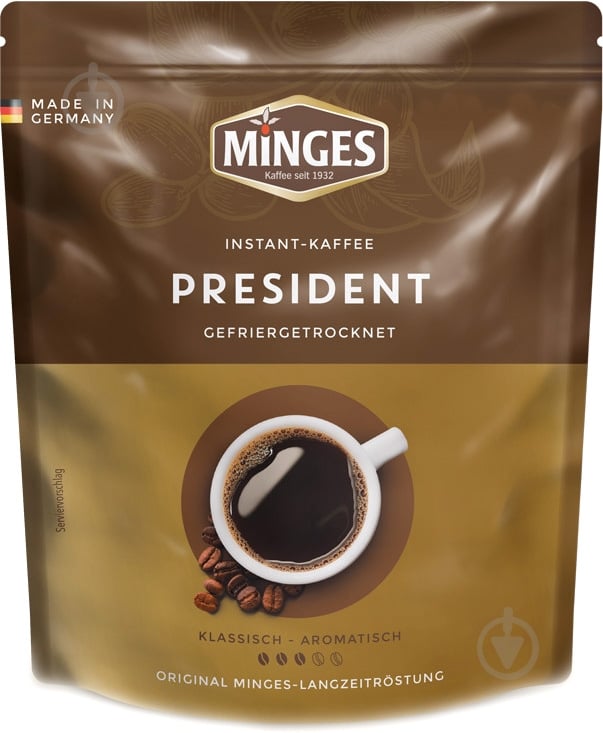 Кофе растворимый Minges President 200 г - фото 1 Кофе растворимый Minges President 200 г - фото 1