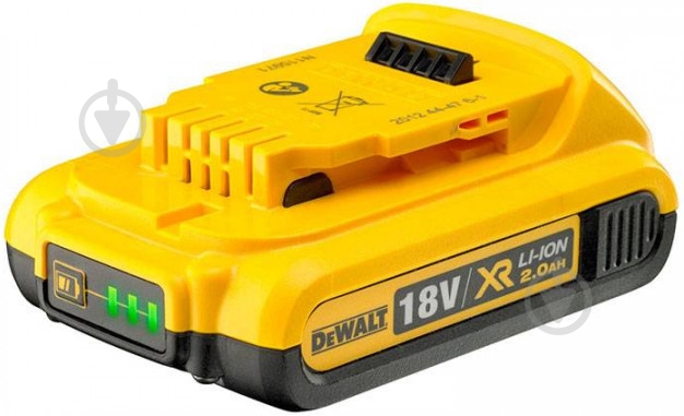 Батарея аккумуляторная DeWalt 18,0V 2,0Ah DCB183 - фото 2