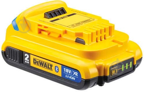 Батарея акумуляторна DeWalt 18,0V 2Ah 2шт + USB адаптер DeWALT 7304 - фото 3