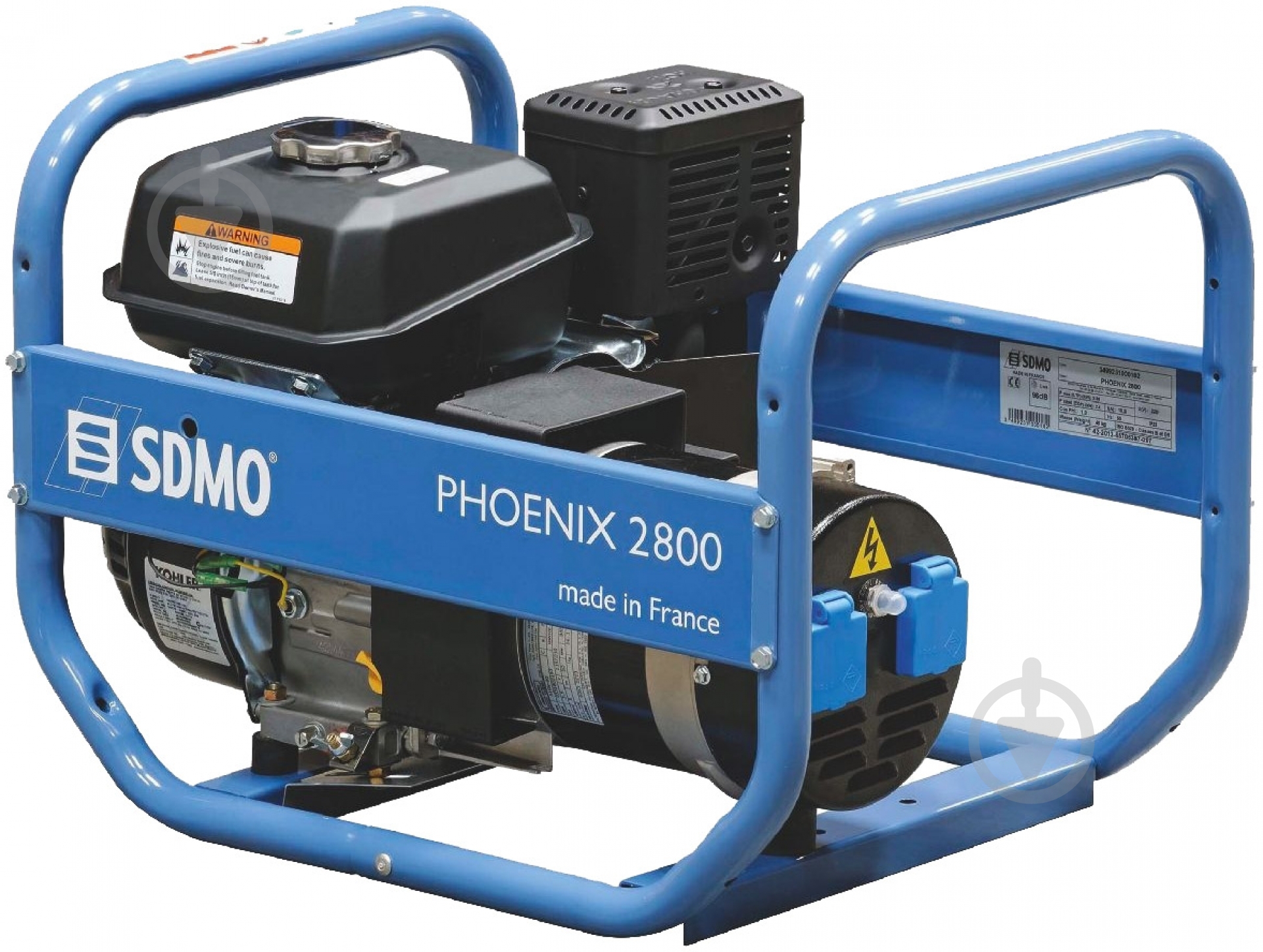Генератор бензиновый SDMO Phoenix 2,8 кВт / 3 кВт 220 В 2800 - фото 1