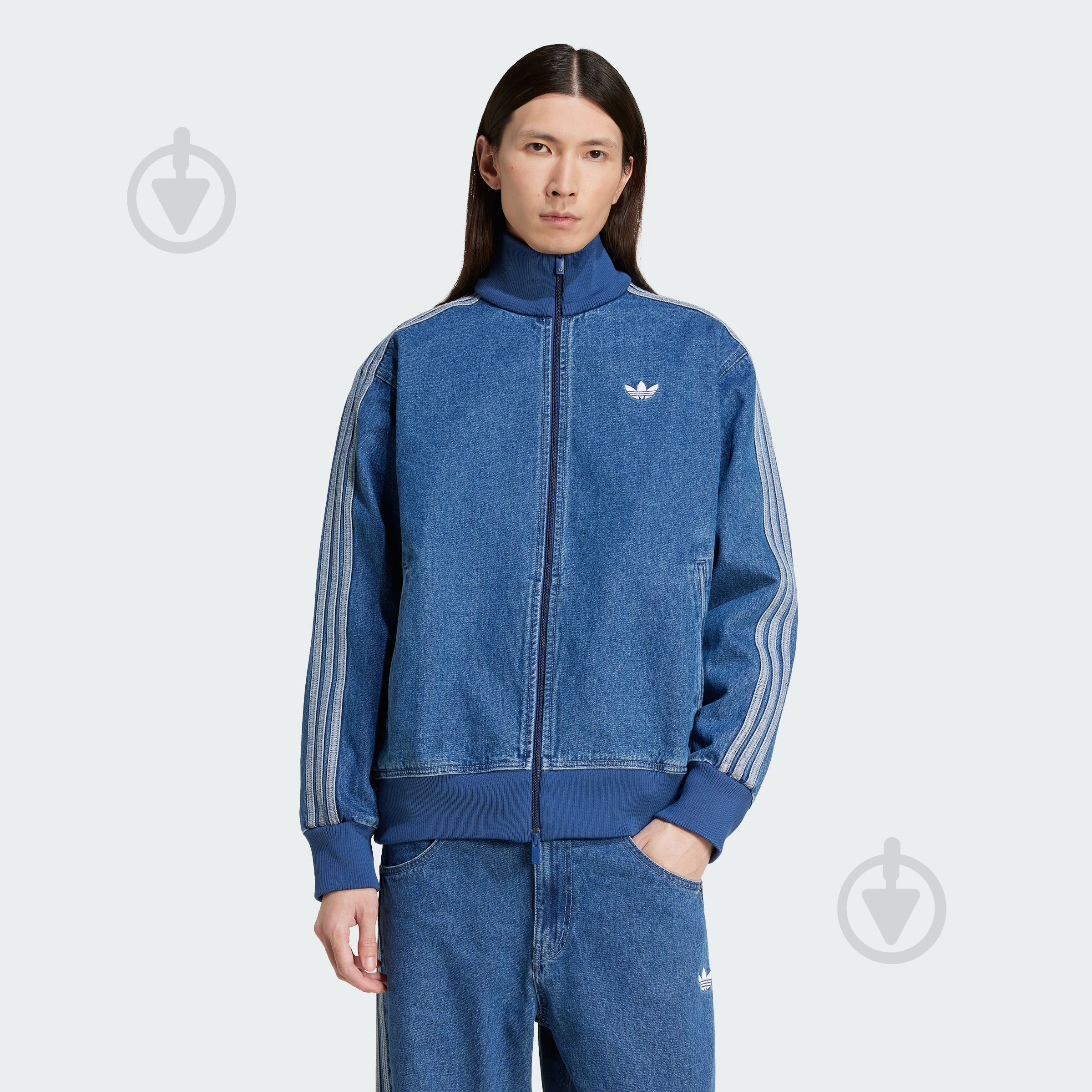 Джемпер Adidas DENIM FB TT JC6233 р.L голубой - фото 1 Джемпер Adidas DENIM FB TT JC6233 р.L голубой - фото 1