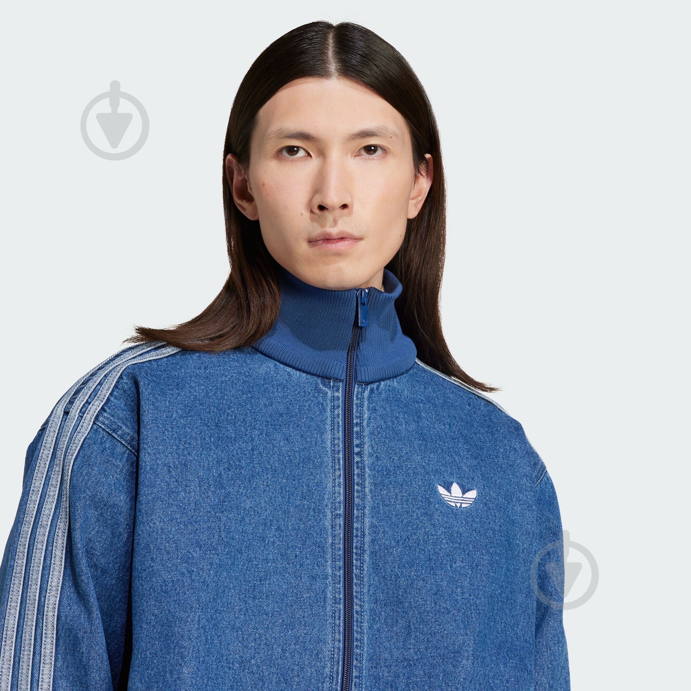 Джемпер Adidas DENIM FB TT JC6233 р.L голубой - фото 3 Джемпер Adidas DENIM FB TT JC6233 р.L голубой - фото 3
