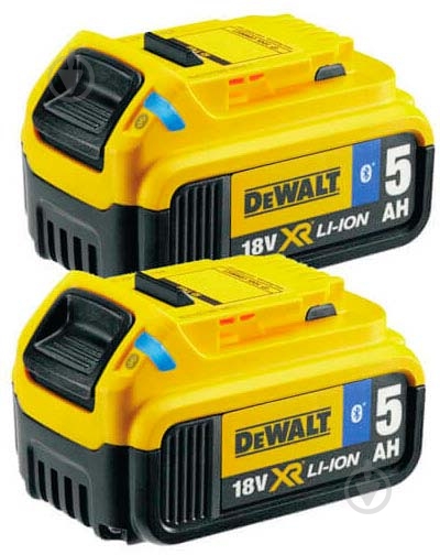 Батарея аккумуляторная DeWalt 18,0V 5,0Ah 2 шт. DCB284B - фото 1