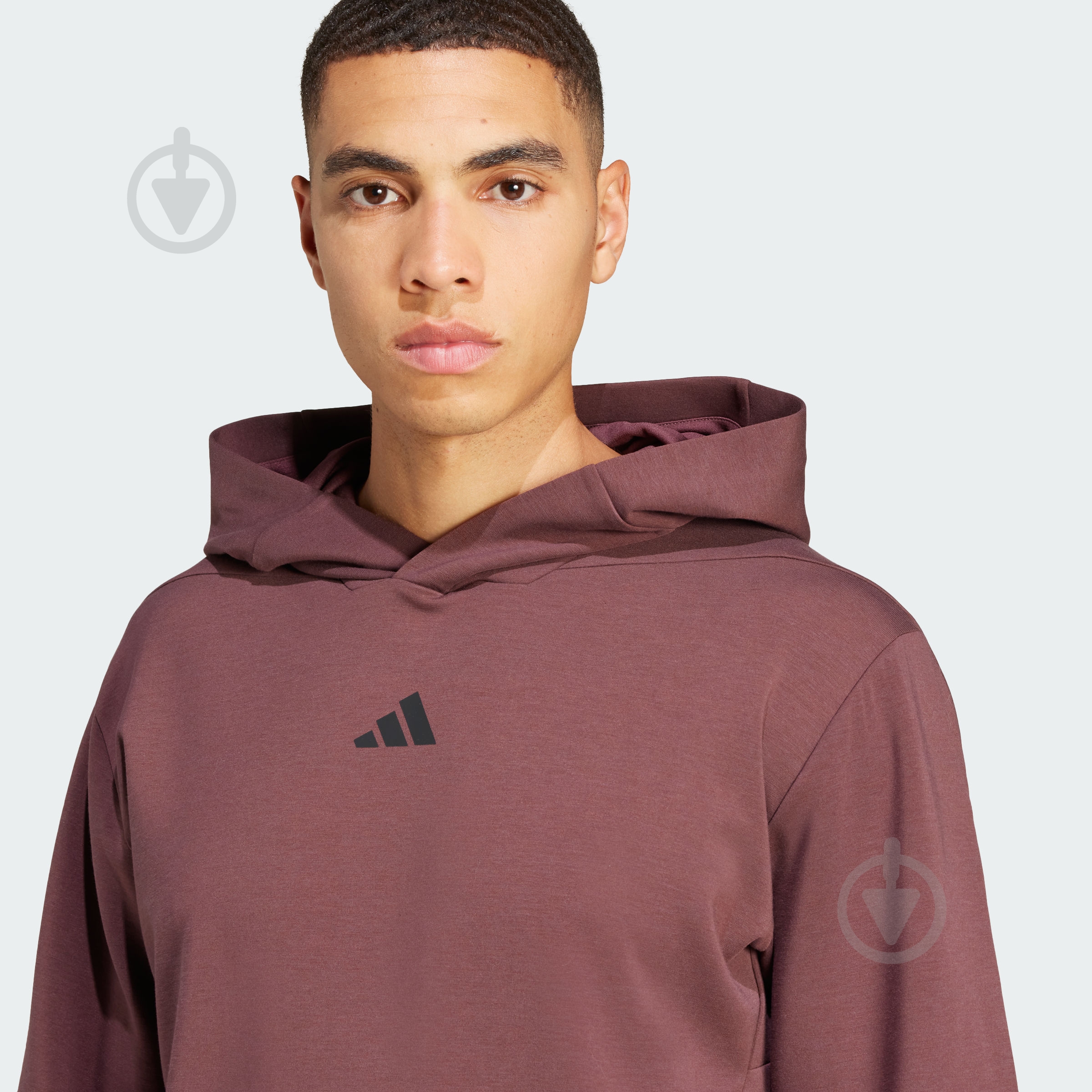 Джемпер Adidas D4T HOODIE JC6250 р.L бордовий - фото 3