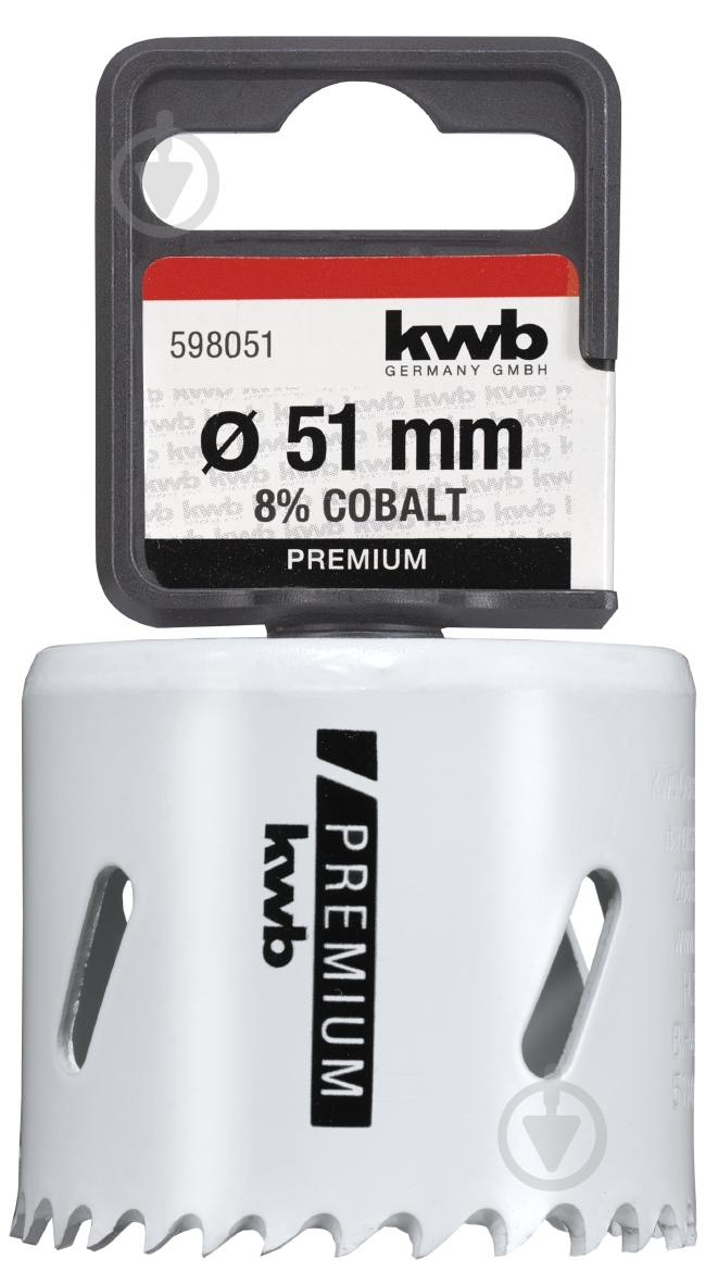Коронка KWB HSS BI-METALL 51 мм - фото 1 Коронка KWB HSS BI-METALL 51 мм - фото 1