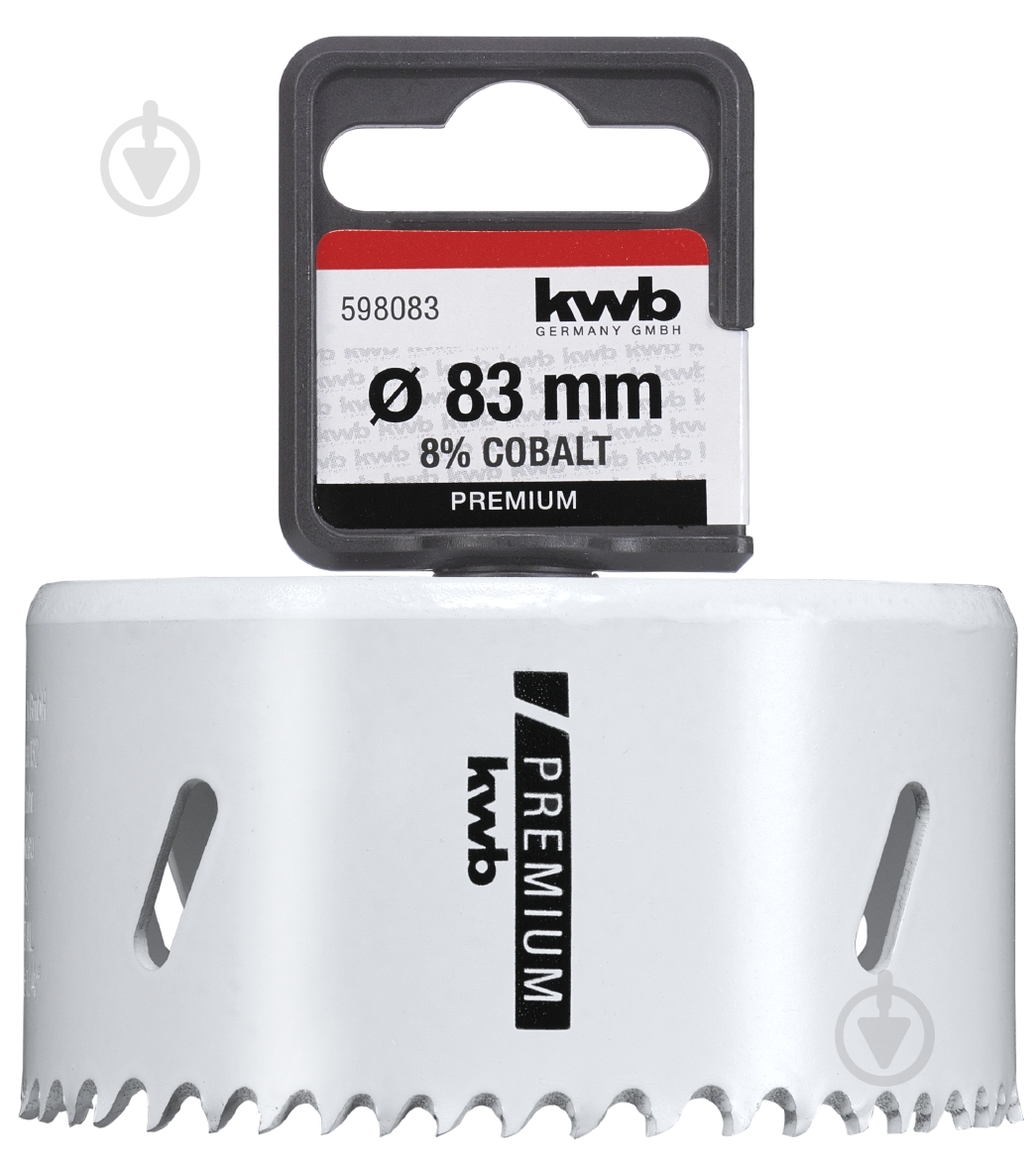 Коронка KWB HSS BI-METALL 83 мм - фото 1 Коронка KWB HSS BI-METALL 83 мм - фото 1