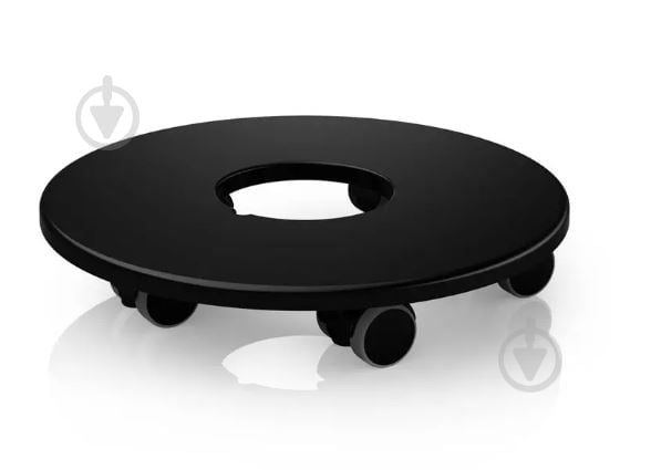 Підставка під вазон Lechuza Classico Quadro на роликах 6 см антрацит - фото 1