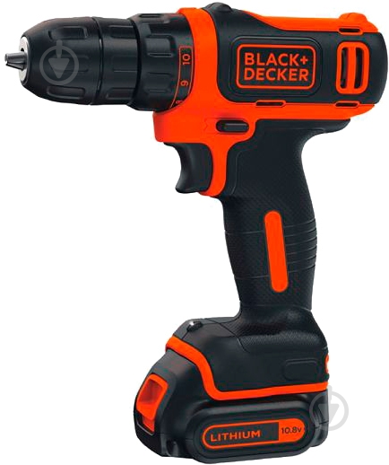 Шуруповерт аккумуляторный Black+Decker BDCD12 - фото 1