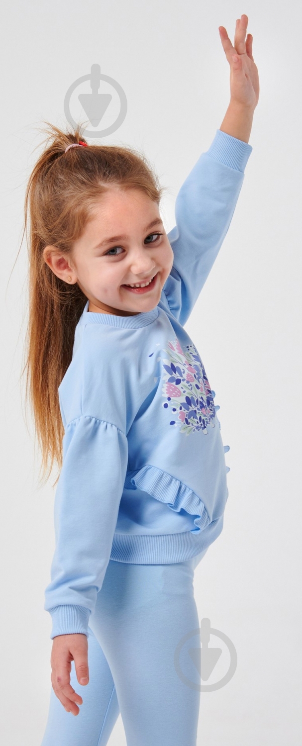 Джемпер для девочки Smil р.110 голубой - фото 4