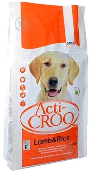 Корм сухой ActiCROQ для взрослых собак с бараниной и рисом 4 кг - фото 2 Корм сухой ActiCROQ для взрослых собак с бараниной и рисом 4 кг - фото 2