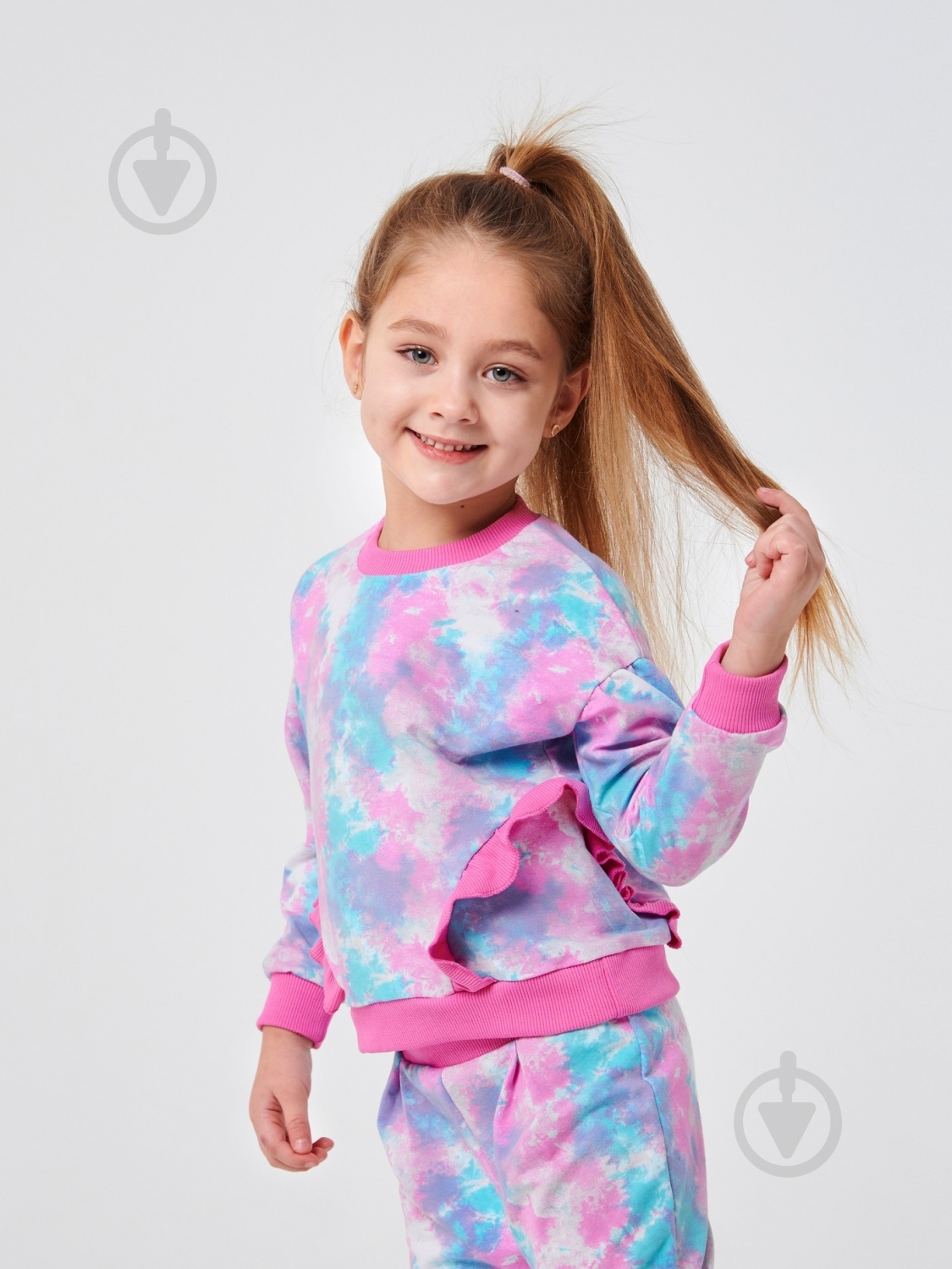 Свитшот для девочки Smil р.116 разноцветный - фото 2 Свитшот для девочки Smil р.116 разноцветный - фото 2