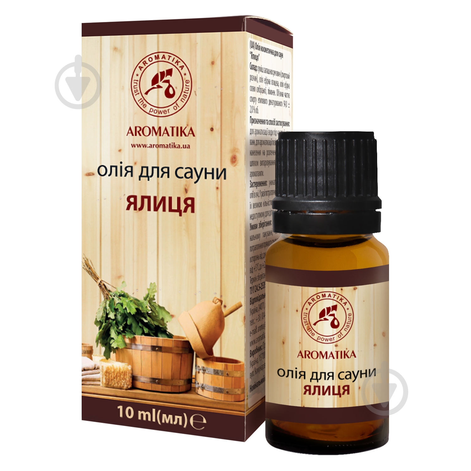 Масло для бани и сауны Ароматика Ялиця 10 мл - фото 1