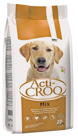 ᐉ Корм сухой ActiCROQ Mix для взрослых собак 20 кг • Купить в