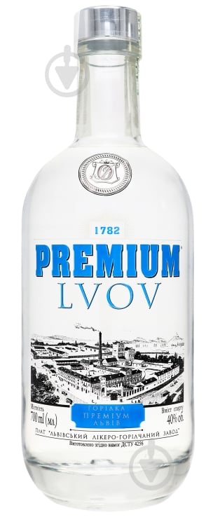 Водка ЛЛГЗ "Премиум Львов" 0,7 л - фото 1