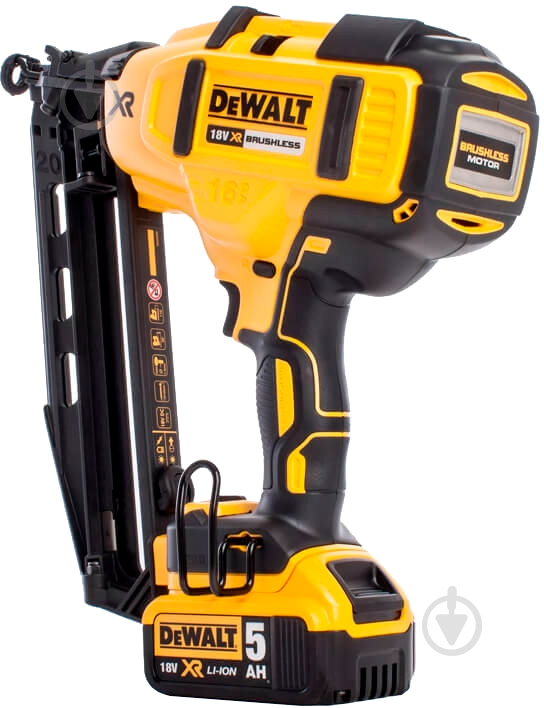 Степлер акумуляторний DeWalt DCN660P2 - фото 3 Степлер акумуляторний DeWalt DCN660P2 - фото 3